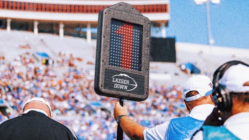 OKLAHOMA STATE COWBOYS Trending Image: College football coaches wary of effect of new first-down clock rule